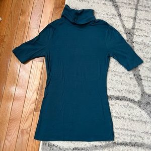 Mossimo • Teal 3/4 length turtleneck